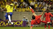 Roque Junior et Marc Wilmots Roque Junior et Marc Wilmots
