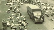 Un convoi de déportés à la caserne Dossin