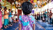 Les "Child friendly space" s'ouvrent dans tous les "quartiers" du camp de Cox's Bazar encadrés par les nombreuses ONG's présentes. Les "Child friendly space" s'ouvrent dans tous les "quartiers" du camp de Cox's Bazar encadrés par les nombreuses ONG's présentes.