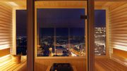 Relaxation et détente avec vue sur la ville... que demandez de plus? Relaxation et détente avec vue sur la ville... que demandez de plus?