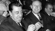 Fernandel et Bourvil à la première de "La cuisine au beurre" Fernandel et Bourvil à la première de "La cuisine au beurre"