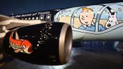 Brussels Airlines et Moulinsart dévoilent un avion aux couleurs de Tintin Brussels Airlines et Moulinsart dévoilent un avion aux couleurs de Tintin