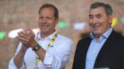 Christian Prudhomme, le directeur du Tour de France et Eddy Merckx Christian Prudhomme, le directeur du Tour de France et Eddy Merckx