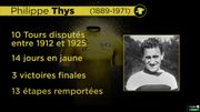 Ces Belges qui ont porté le maillot jaune: Philippe Thys Ces Belges qui ont porté le maillot jaune: Philippe Thys