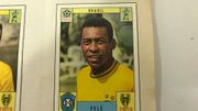 Pelé dans le Panini 1970 Pelé dans le Panini 1970