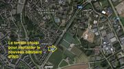 Le bâtiment d'ING sera construit à côté des terrains de hockey, le long du Boulevard Baudouin 1er. Le bâtiment d'ING sera construit à côté des terrains de hockey, le long du Boulevard Baudouin 1er.