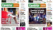 Un même jour, deux unes différentes pour Les éditions de l'Avenir. Un même jour, deux unes différentes pour Les éditions de l'Avenir.