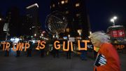Manifestation anti-Trump à New York, le 6 janvier au soir Manifestation anti-Trump à New York, le 6 janvier au soir