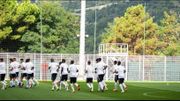 Thierry Henry a dirigé sa première séance d'entrainement à Monaco, 18e de L1 Thierry Henry a dirigé sa première séance d'entrainement à Monaco, 18e de L1