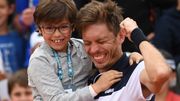 Nicolas Mahut et son fils Natanel Nicolas Mahut et son fils Natanel