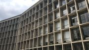 A l'arrière des Halles: le béton, élément central du bâtiment, sera préservé. A l'arrière des Halles: le béton, élément central du bâtiment, sera préservé.