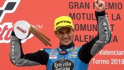 A Valence, l'Espagnol Sergio Garcia remporte sa première victoire en Moto3 A Valence, l'Espagnol Sergio Garcia remporte sa première victoire en Moto3