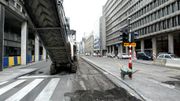 Juin 2003: début des travaux de la rue de la Loi. Juin 2003: début des travaux de la rue de la Loi.