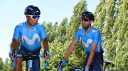 Movistar avec le trio Quintana-Valverde-Carapaz sur la Vuelta Movistar avec le trio Quintana-Valverde-Carapaz sur la Vuelta