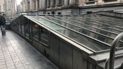 La verrière qui abrite les vestiges La verrière qui abrite les vestiges