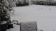 Dans ce jardin verviétois, ce siège de jardin ne servira pas à prendre le soleil ce week-end Dans ce jardin verviétois, ce siège de jardin ne servira pas à prendre le soleil ce week-end