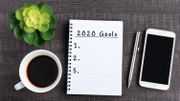 2020 Goals Text on Note Pad 2020 Goals Text on Note Pad