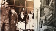 Jozef, arrivé en 1942, accompagné de son fils Joseph et de ses filles au moulin Jozef, arrivé en 1942, accompagné de son fils Joseph et de ses filles au moulin