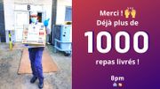 Un repas livré au personnel hospitalier pour 10 euros Un repas livré au personnel hospitalier pour 10 euros