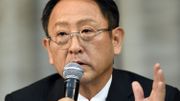 Akio Toyoda, PDG de Toyota, avait du s'excuser pour le scandale qui avait explosé en 2010 Akio Toyoda, PDG de Toyota, avait du s'excuser pour le scandale qui avait explosé en 2010
