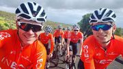 Chris Froome de retour à l'entraînement et... taquin pour faire taire les rumeurs Chris Froome de retour à l'entraînement et... taquin pour faire taire les rumeurs