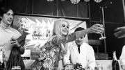 Brigitte Bardot fêtant ses 32 ans en compagnie de Jean Rochefort, en 1966 Brigitte Bardot fêtant ses 32 ans en compagnie de Jean Rochefort, en 1966