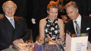 Jacques Brotchi et le couple royal. Jacques Brotchi et le couple royal.