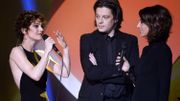 Le couple, lors des Victoires de la Musique en 2014 Le couple, lors des Victoires de la Musique en 2014