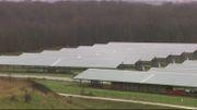 Le parc photovoltaïque sur une ancienne friche permet de couvrir la production en électricité de 8000 habitants. Le parc photovoltaïque sur une ancienne friche permet de couvrir la production en électricité de 8000 habitants.