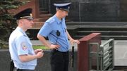 Des policiers veillent sur la place Rouge Des policiers veillent sur la place Rouge