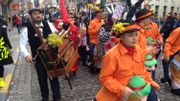 Dimanche gras à Binche : le carnaval est lancé. Dimanche gras à Binche : le carnaval est lancé.