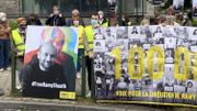 Le triste anniversaire de Ramy Shaath, militant des droits humains, célébré face à l’ambassade d’Egypte à Bruxelles Le triste anniversaire de Ramy Shaath, militant des droits humains, célébré face à l’ambassade d’Egypte à Bruxelles
