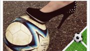 Hauts talons et ballon de foot Hauts talons et ballon de foot