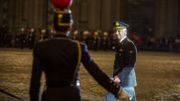 Le roi Philippe lors de la remise de "l'épée du roi", à Bruxelles, le 11 octobre 2018. Le roi Philippe lors de la remise de "l'épée du roi", à Bruxelles, le 11 octobre 2018.