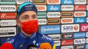 Un Remco Evenepoel fier, heureux et les larmes aux yeux après la 1ère étape du Giro Un Remco Evenepoel fier, heureux et les larmes aux yeux après la 1ère étape du Giro