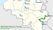 Le parcours de la colonne de la Libération Sud Le parcours de la colonne de la Libération Sud