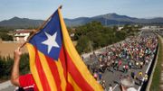 Des "marches de la liberté" ont été organisées au départ de cinq villes catalanes pour converger à Barcelone vendredi. Des "marches de la liberté" ont été organisées au départ de cinq villes catalanes pour converger à Barcelone vendredi.