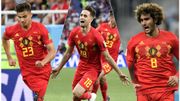 Leander Dendoncker, Adnan Januzaj et Marouane Fellaini Leander Dendoncker, Adnan Januzaj et Marouane Fellaini