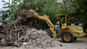 La plage de Kuta à Bali croule sous 30 tonnes de déchets plastiques La plage de Kuta à Bali croule sous 30 tonnes de déchets plastiques