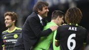 Antonio Conte et Thibaut Courtois Antonio Conte et Thibaut Courtois