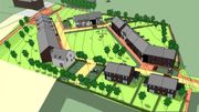 Le nouveau quartier comprend 33 logements (appartements et maisons), dont 23 seront des logements publics. Le nouveau quartier comprend 33 logements (appartements et maisons), dont 23 seront des logements publics.