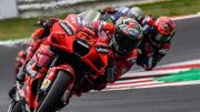 MotoGP Saint-Marin : Bagnaia s’impose devant Quartararo au terme d’une magnifique bataille, le rookie Bastianini troisième MotoGP Saint-Marin : Bagnaia s’impose devant Quartararo au terme d’une magnifique bataille, le rookie Bastianini troisième