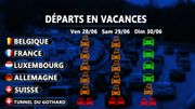 Prévisions trafic pour ce week-end des 29 et 30 juin Prévisions trafic pour ce week-end des 29 et 30 juin