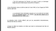 Michael Jackson: trois fans-clubs français portent plainte contre les accusateurs de la star Michael Jackson: trois fans-clubs français portent plainte contre les accusateurs de la star
