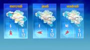Une zone de pluie approchera le pays jeudi et vendredi par la France Une zone de pluie approchera le pays jeudi et vendredi par la France