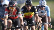 Greg Van Avermaet, Philippe Gilbert et Oliver Naesen Greg Van Avermaet, Philippe Gilbert et Oliver Naesen