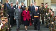 Le bourgmestre libéral lors d'une visite royale à Spa en 2004. Le bourgmestre libéral lors d'une visite royale à Spa en 2004.