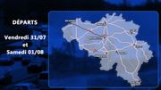Chassé-croisé ce week-end : départs vendredi et samedi Chassé-croisé ce week-end : départs vendredi et samedi