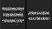 Capture d'écran du message de Lewis Hamilton sur son compte Instagram. Le pilote britannique dénonce les comportements irresponsables de certaines face au coronavirus. Capture d'écran du message de Lewis Hamilton sur son compte Instagram. Le pilote britannique dénonce les comportements irresponsables de certaines face au coronavirus.