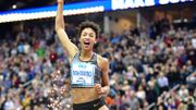 Malaika Mihambo, championne du monde de saut en longueur, va s'entraîner avec Carl Lewis Malaika Mihambo, championne du monde de saut en longueur, va s'entraîner avec Carl Lewis